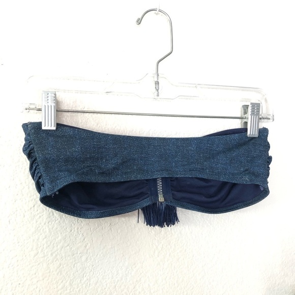 H&M Blue Zipper Bandeau - Picture 5 of 5